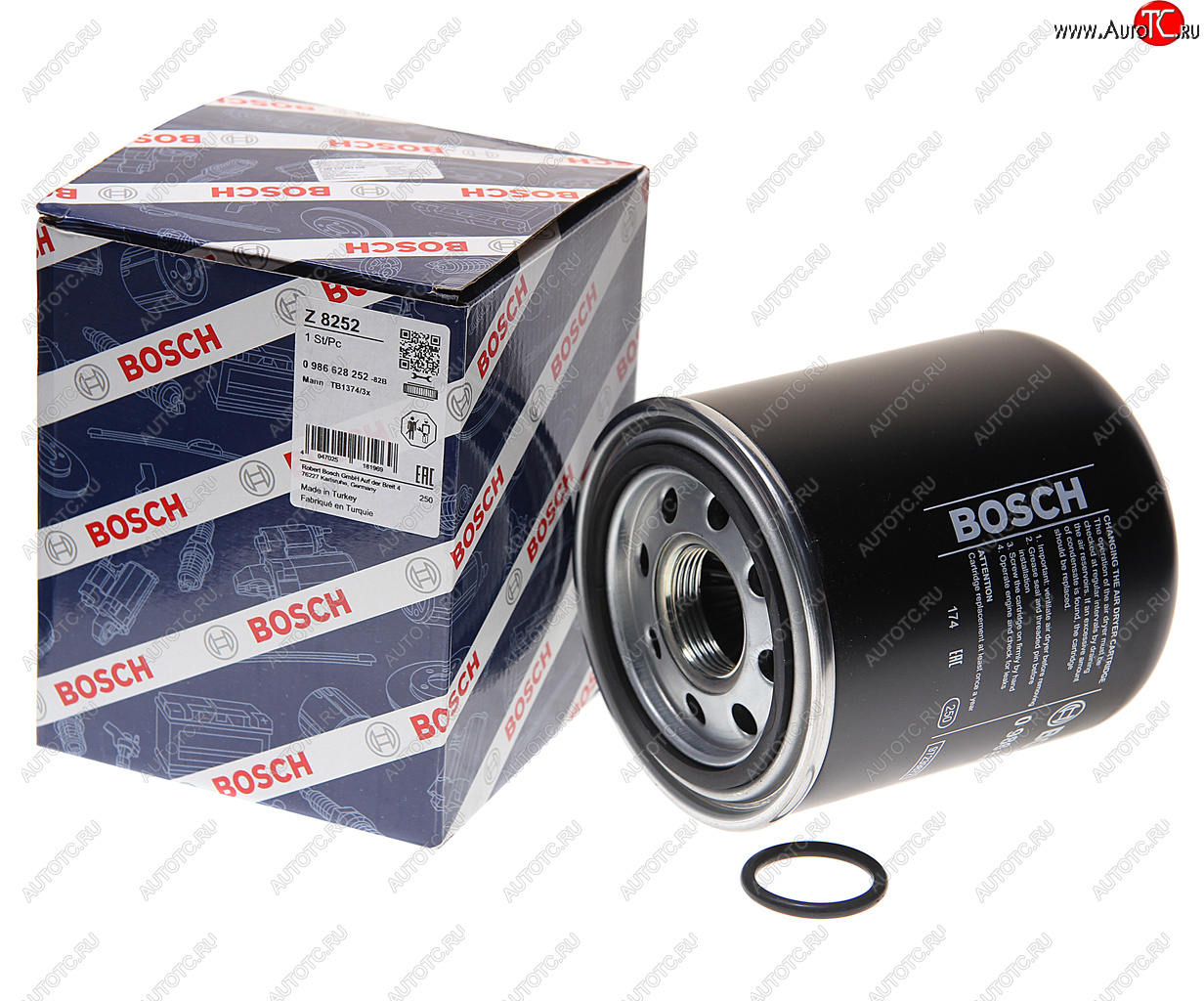 3 099 р. Фильтр осушителя SCANIA 4 series,P,G,R,T RENAULT Midlum (M41мм,G1 14) BOSCH BOSCH 0986628252  с доставкой в г. Кемерово