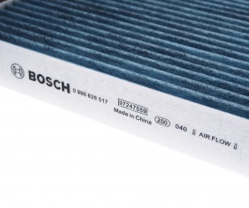 2 189 р. Фильтр воздушный салона VW Touareg,T5 AUDI Q7 PORSCHE Cayenne угольный BOSCH BOSCH 0986628517  с доставкой в г. Кемерово. Увеличить фотографию 2