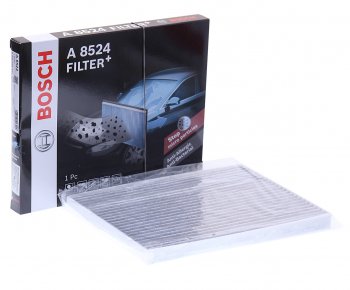 1 369 р. Фильтр воздушный салона NISSAN Qashqai (J10E),X-Trail (T31) угольный BOSCH BOSCH 0986628524  с доставкой в г. Кемерово. Увеличить фотографию 2