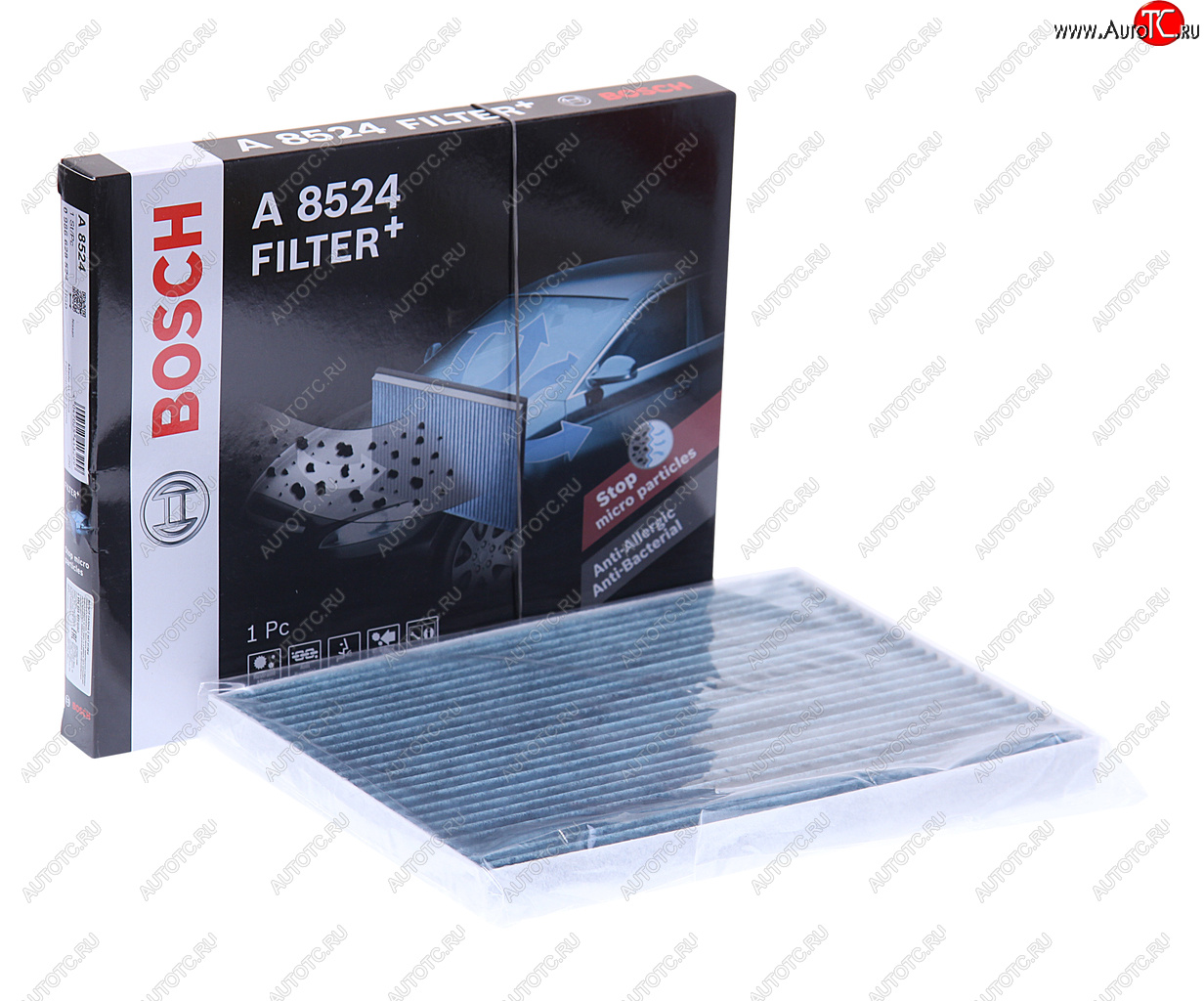 1 369 р. Фильтр воздушный салона NISSAN Qashqai (J10E),X-Trail (T31) угольный BOSCH BOSCH 0986628524  с доставкой в г. Кемерово