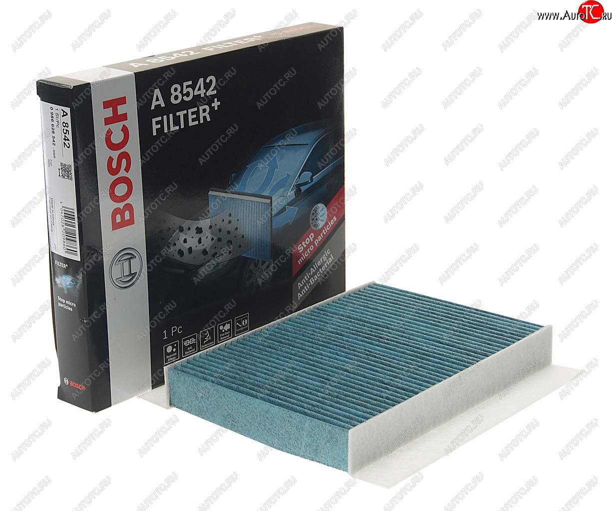 1 799 р. Фильтр воздушный салона FIAT ALFA ROMEO угольный BOSCH BOSCH 0986628542 BOSCH 0986628542  с доставкой в г. Кемерово