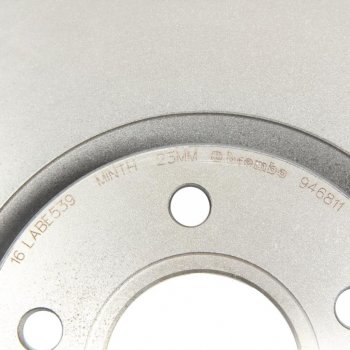 6 799 р. Диск тормозной FORD Focus 2,3,C-Maх,Kuga VOLVO C30,S40 (300х25) передний (1шт.) BREMBO BREMBO 09.9468.11  с доставкой в г. Кемерово. Увеличить фотографию 3