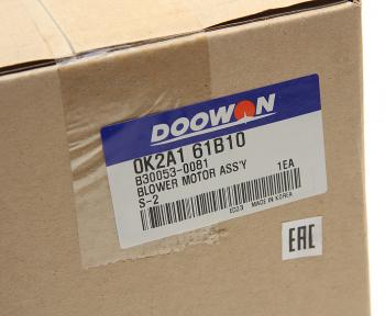2 799 р. Мотор отопителя KIA Spectra (00-) DOOWON DOOWON 0k2a1-61b10  с доставкой в г. Кемерово. Увеличить фотографию 3
