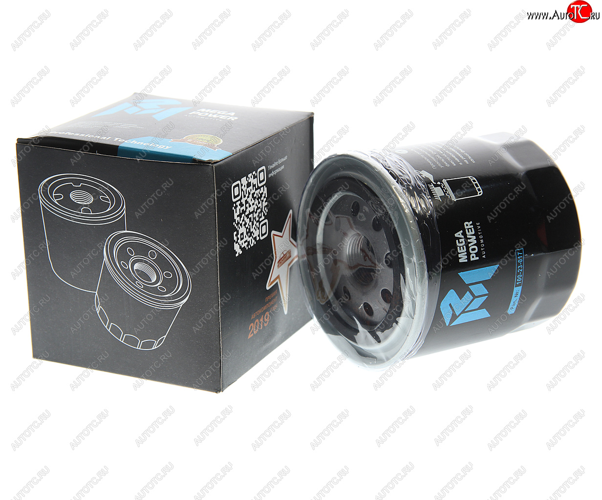 191 р. Фильтр масляный FORD Mondeo 1,2,3 (94-04-) MAZDA MPV 2 (99-02),Tribute (00-) MEGAPOWER MEGAPOWER 100-23-017  с доставкой в г. Кемерово