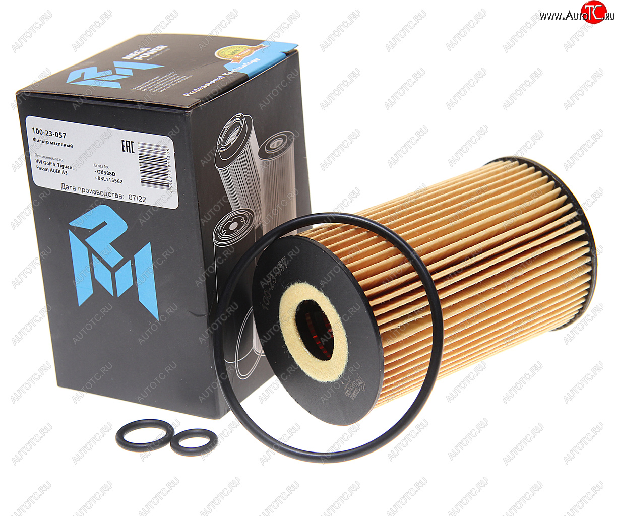171 р. Фильтр масляный VW Golf 5,Tiguan,Passat AUDI A3 MEGAPOWER MEGAPOWER 100-23-057  с доставкой в г. Кемерово