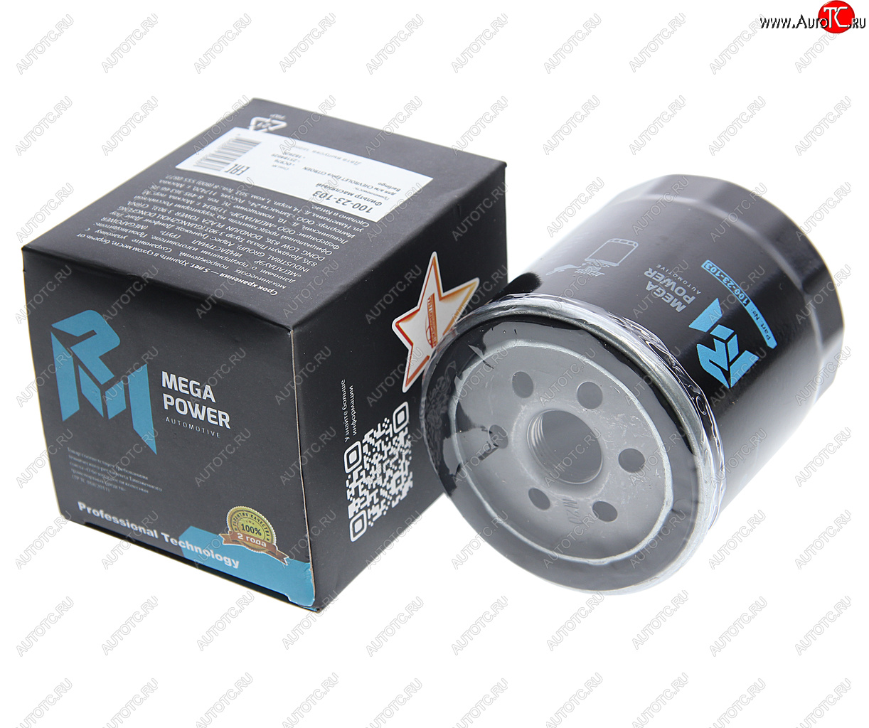 234 р. Фильтр масляный CHEVROLET Epica CITROEN Berlingo MEGAPOWER MEGAPOWER 100-23-103  с доставкой в г. Кемерово