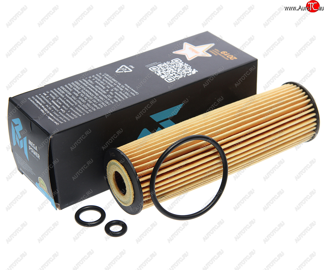 201 р. Фильтр масляный MERCEDES C (W180,C230,W203,209,211) MEGAPOWER MEGAPOWER 100-23-121  с доставкой в г. Кемерово