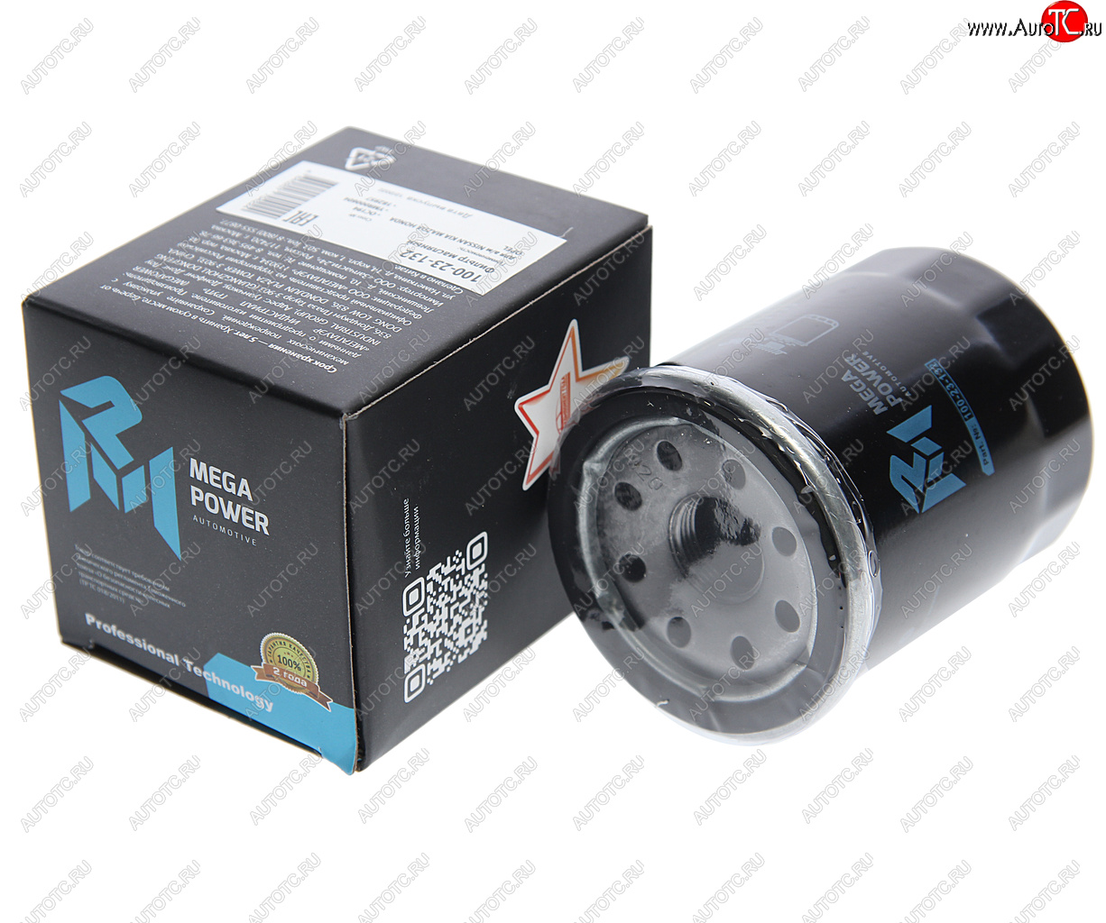 156 р. Фильтр масляный NISSAN KIA MAZDA HONDA OPEL MEGAPOWER MEGAPOWER 100-23-132  с доставкой в г. Кемерово