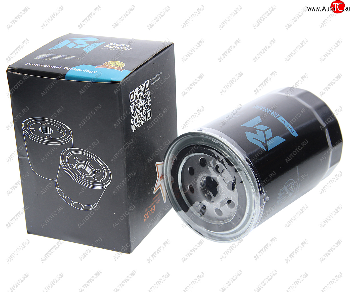 222 р. Фильтр масляный VW AUDI (1.9 TDI) MEGAPOWER MEGAPOWER 100-23-152  с доставкой в г. Кемерово