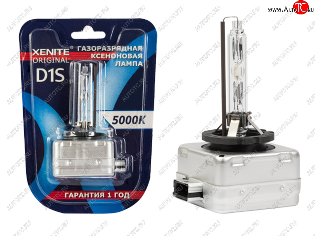 1 299 р. Лампа ксеноновая D1S 5000K блистер (1шт.) XENITE XENITE 1004114  с доставкой в г. Кемерово