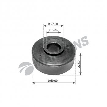 83 р. Втулка амортизатора SCANIA P,G,R,T series кабины (20x59x19) MANSONS MANSONS 100.550  с доставкой в г. Кемерово. Увеличить фотографию 1
