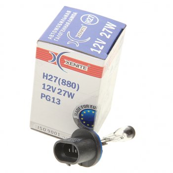 162 р. Лампа 12V H27(880) 27W PG13 3200К Standard XENITE XENITE 1007006  с доставкой в г. Кемерово. Увеличить фотографию 2