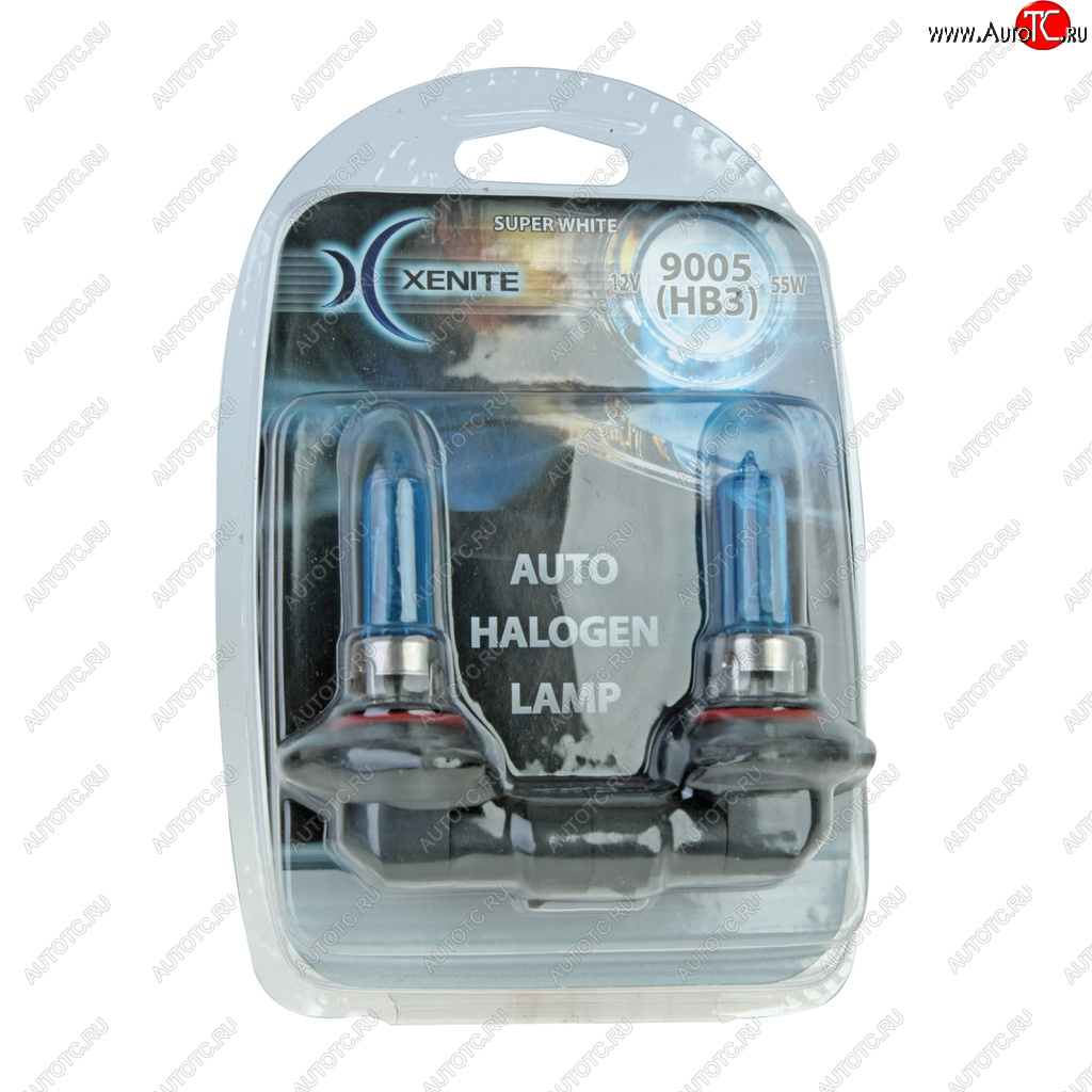 519 р. Лампа 12V HB3(9005) 65W P20d +30% 4000К блистер (2шт.) Super White XENITE XENITE 1007040  с доставкой в г. Кемерово