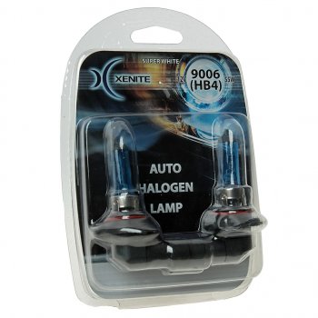 519 р. Лампа 12V HB4(9006) 55W P22d +30% 4000К блистер (2шт.) Super White XENITE XENITE 1007041  с доставкой в г. Кемерово. Увеличить фотографию 1
