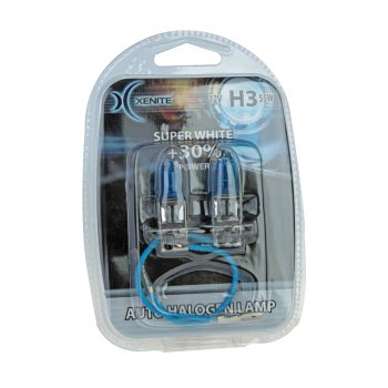 287 р. Лампа 12V H3 55W РK22s +30% 4000К блистер (2шт.) Super White XENITE XENITE 1007044  с доставкой в г. Кемерово. Увеличить фотографию 1