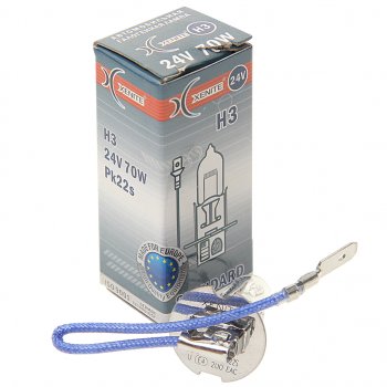 95 р. Лампа 24V H3 70W РK22s 3200К Standard XENITE XENITE 1007063  с доставкой в г. Кемерово. Увеличить фотографию 2