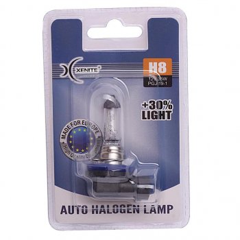 379 р. Лампа 12V H8 35W PGJ19-1 +30% 3200К блистер (1шт.) XENITE XENITE 1007091  с доставкой в г. Кемерово. Увеличить фотографию 1