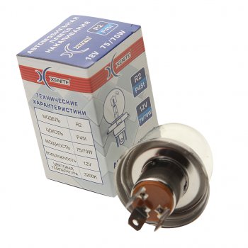 85 р. Лампа 12V R2 7570W P45t 3200К Standard XENITE XENITE 1007096  с доставкой в г. Кемерово. Увеличить фотографию 2