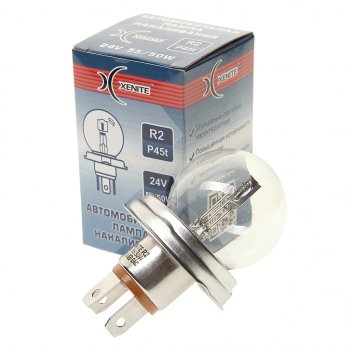 97 р. Лампа 24V R2 5550W P45t 3200К Standard XENITE XENITE 1007097  с доставкой в г. Кемерово. Увеличить фотографию 1