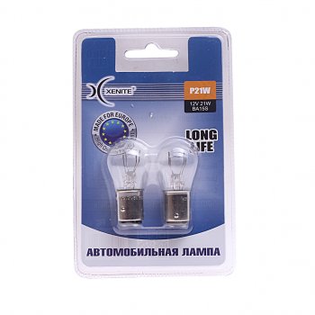 148 р. Лампа 12V P215W BAY15d 3200К блистер (2шт.) Long Life XENITE XENITE 1007116  с доставкой в г. Кемерово. Увеличить фотографию 1