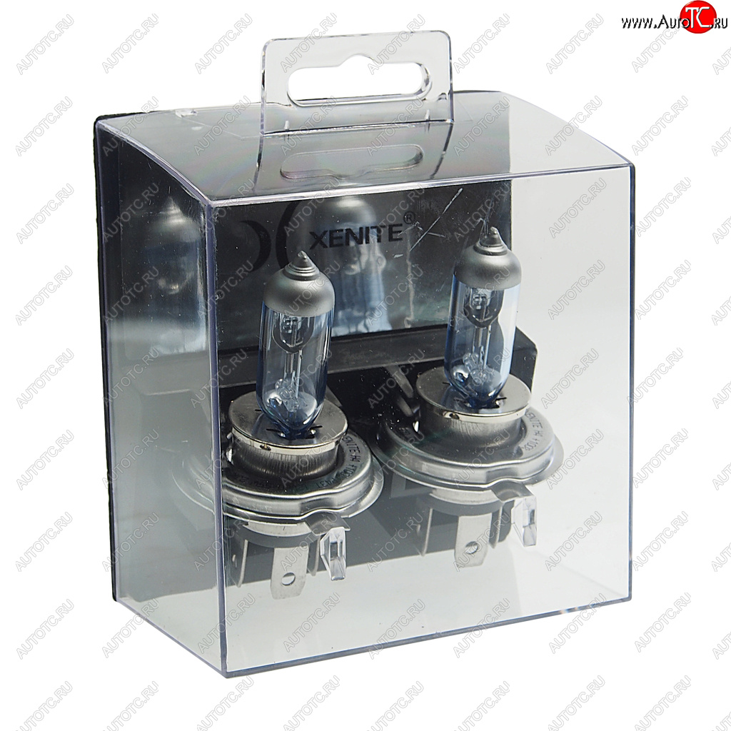 919 р. Лампа 12V H4 6055W P43t +100% 3600К бокс (2шт.) Premium XENITE XENITE 1007119  с доставкой в г. Кемерово