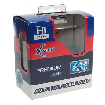 739 р. Лампа 12V H1 55W P14.5s +100% 3600К бокс (2шт.) Premium XENITE XENITE 1007121  с доставкой в г. Кемерово. Увеличить фотографию 2