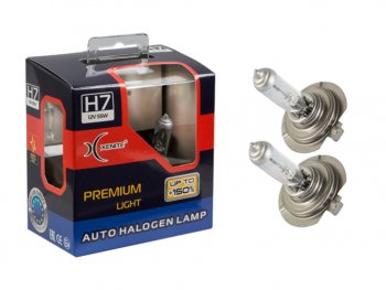 1 049 р. Лампа 12V H7 55W PX26d +150% бокс (2шт.) XENITE XENITE 1007162  с доставкой в г. Кемерово. Увеличить фотографию 1