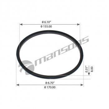82 р. Сальник SCANIA P,G,R,T,4 series балансира MANSONS MANSONS 100.722.4  с доставкой в г. Кемерово. Увеличить фотографию 3