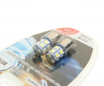 419 р. Лампа светодиодная 12V P21W 2.4W BA15S блистер (2шт.) XENITE XENITE 1009237  с доставкой в г. Кемерово. Увеличить фотографию 2
