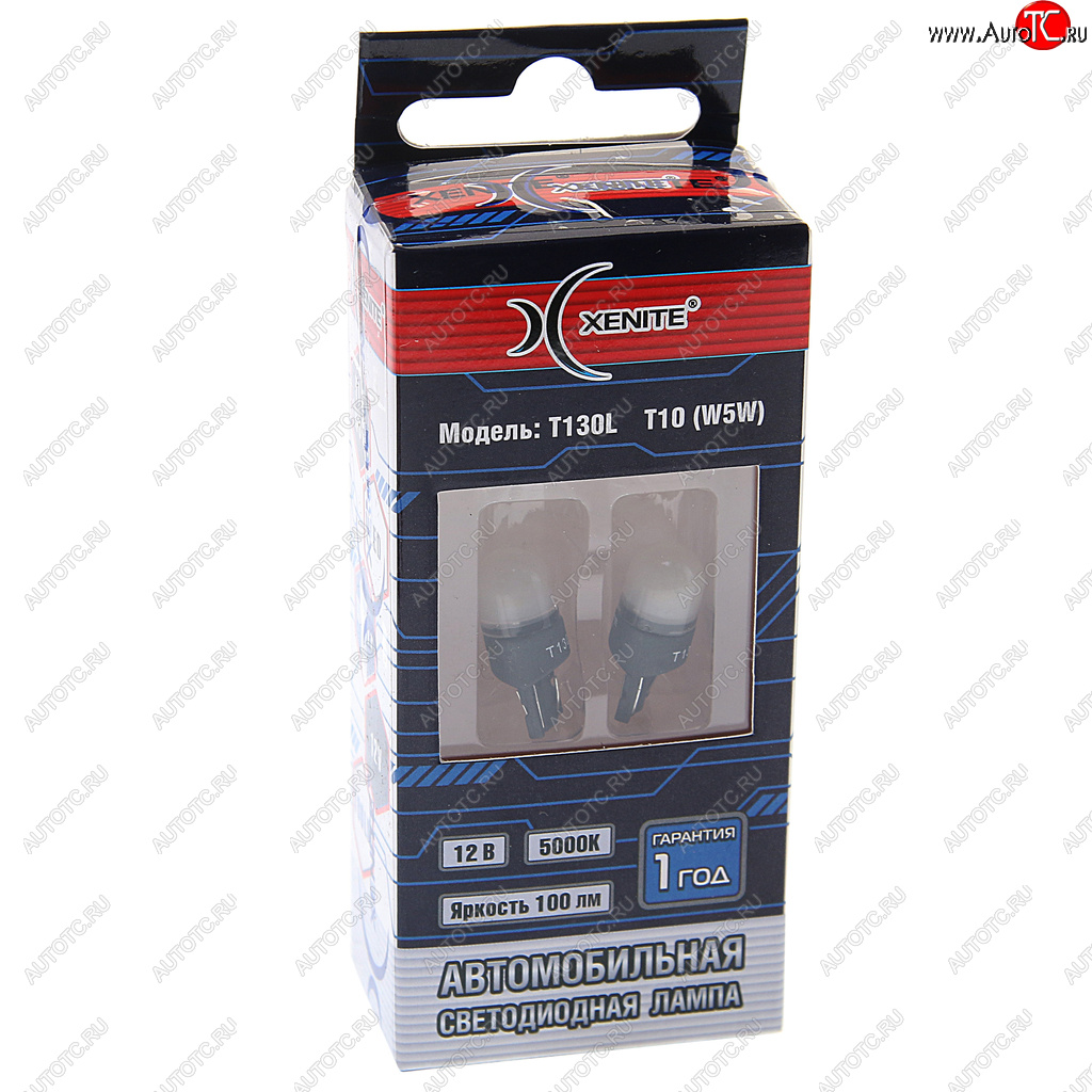 198 р. Лампа светодиодная 12V W5W W 2.1х9.5d блистер (2шт.) XENITE XENITE 1009571  с доставкой в г. Кемерово