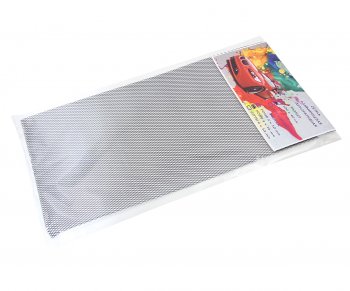 1 099 р. Решетка радиатора сетка (черная) 100х50см (ромб 8х16мм) GRILLE TUNING GRILLE TUNING 100х50 (ромб 8х16) black  с доставкой в г. Кемерово. Увеличить фотографию 1
