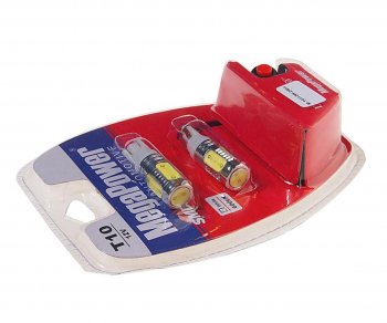1 789 р. Лампа светодиодная 12V W5W T10 W2.1x9.5d 6000K 4 LED с тестером блистер (2шт.) MEGAPOWER MEGAPOWER-AUTOMOTIVE 10113w-2блт  с доставкой в г. Кемерово. Увеличить фотографию 2