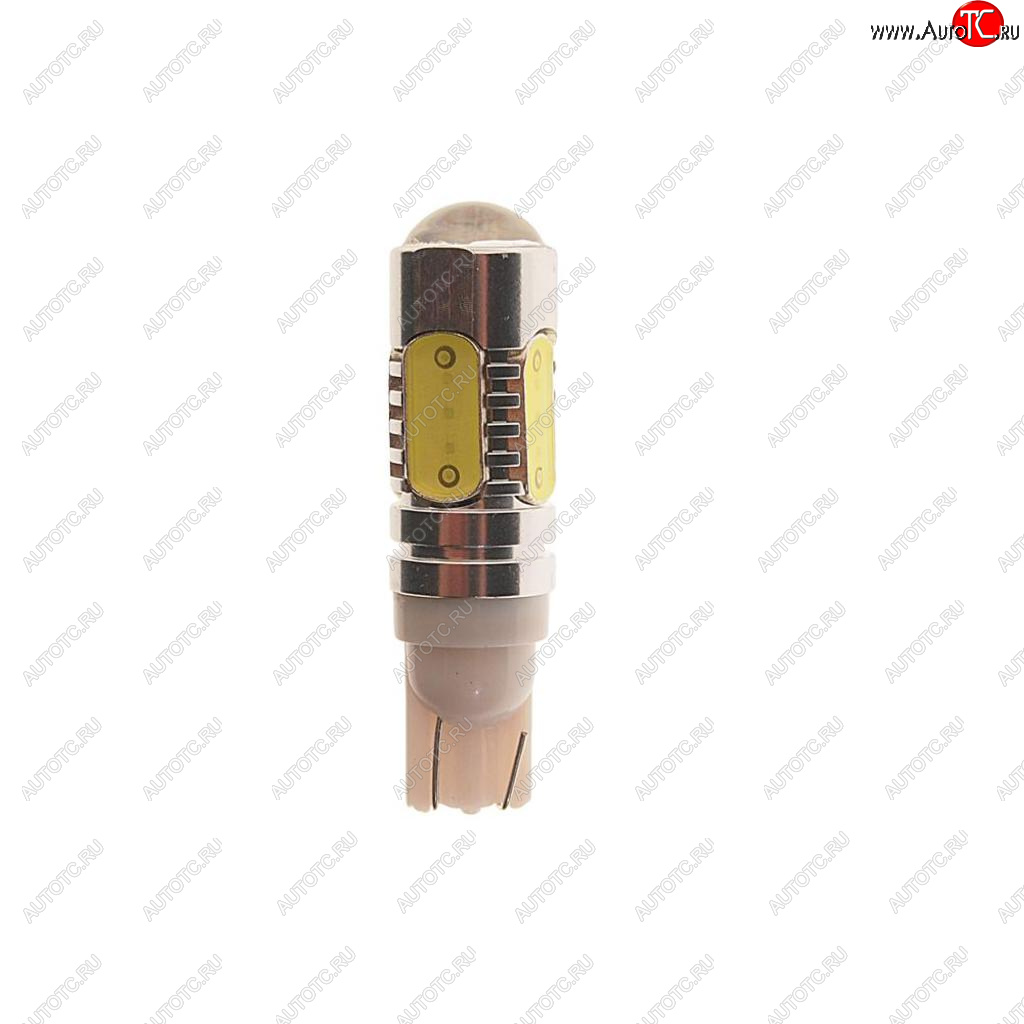 167 р. Лампа светодиодная 12V W5W T10 W2.1x9.5d 6000K 5 LED MEGAPOWER MEGAPOWER-AUTOMOTIVE 10114w  с доставкой в г. Кемерово