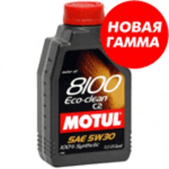 1 369 р. Масло моторное 8100 ECO-CLEAN C2 5W30 синт.1л MOTUL MOTUL 101542 MOTUL 101542  с доставкой в г. Кемерово. Увеличить фотографию 1