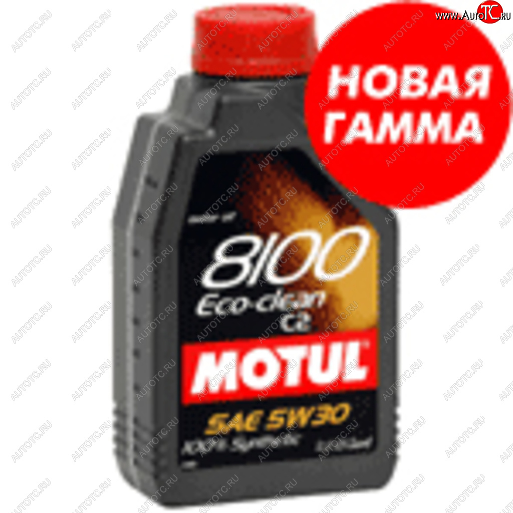 1 369 р. Масло моторное 8100 ECO-CLEAN C2 5W30 синт.1л MOTUL MOTUL 101542 MOTUL 101542  с доставкой в г. Кемерово