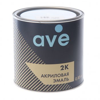 949 р. Краска 201 белая акриловая 0.85кг AVE AVE 10202010  с доставкой в г. Кемерово. Увеличить фотографию 1