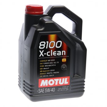 5 799 р. Масло моторное 8100 X-CLEAN C3 5W40 синт.5л MOTUL MOTUL 102051  с доставкой в г. Кемерово. Увеличить фотографию 1