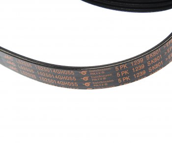 2 799 р. Ремень приводной поликлиновой 5PK1239 JAC S3 (17-) генератора OE JAC 1025014gh055  с доставкой в г. Кемерово. Увеличить фотографию 2