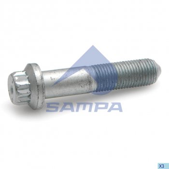 149 р. Болт SAF крепления диска тормозного (M14x1.5x65) (1шт) SAMPA SAMPA 102.579  с доставкой в г. Кемерово. Увеличить фотографию 1