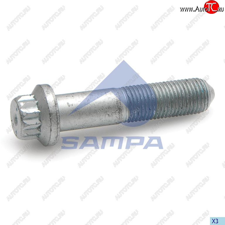 149 р. Болт SAF крепления диска тормозного (M14x1.5x65) (1шт) SAMPA SAMPA 102.579  с доставкой в г. Кемерово