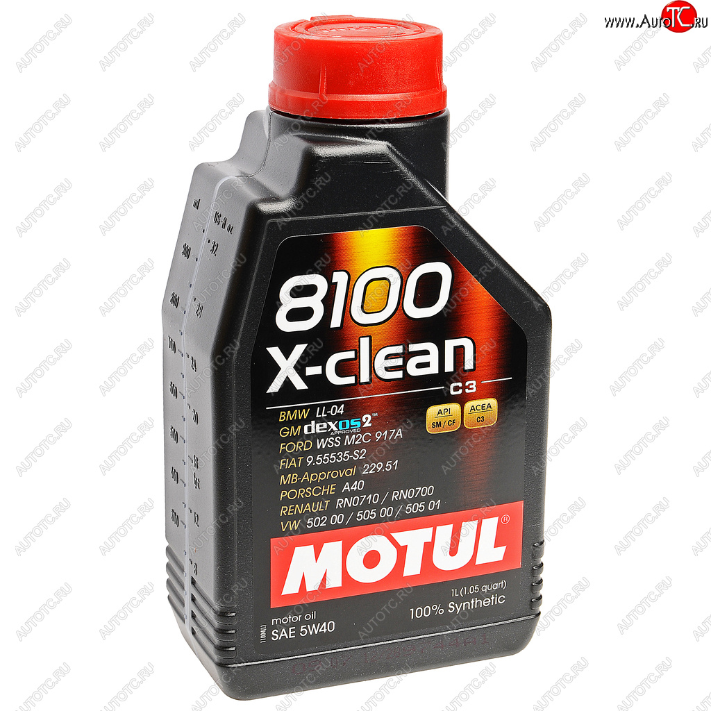 1 199 р. Масло моторное 8100 X-CLEAN C3 5W40 синт 1л MOTUL MOTUL 102786  с доставкой в г. Кемерово