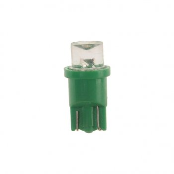 14 р. Лампа светодиодная 12V W5W T10 W2.1x9.5d Green MEGAPOWER MEGAPOWER-AUTOMOTIVE 10312g  с доставкой в г. Кемерово. Увеличить фотографию 2