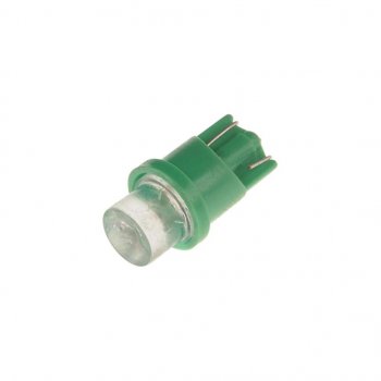 14 р. Лампа светодиодная 12V W5W T10 W2.1x9.5d Green MEGAPOWER MEGAPOWER-AUTOMOTIVE 10312g  с доставкой в г. Кемерово. Увеличить фотографию 1