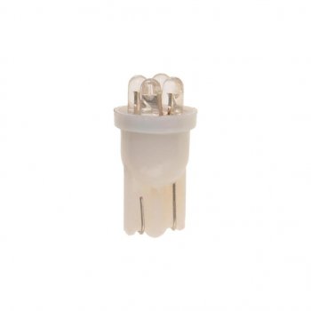 39 р. Лампа светодиодная 12V W5W T10 W2.1x9.5d 6000K 4 LED MEGAPOWER MEGAPOWER-AUTOMOTIVE 10313w  с доставкой в г. Кемерово. Увеличить фотографию 2