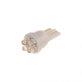 39 р. Лампа светодиодная 12V W5W T10 W2.1x9.5d 6000K 4 LED MEGAPOWER MEGAPOWER-AUTOMOTIVE 10313w  с доставкой в г. Кемерово. Увеличить фотографию 1