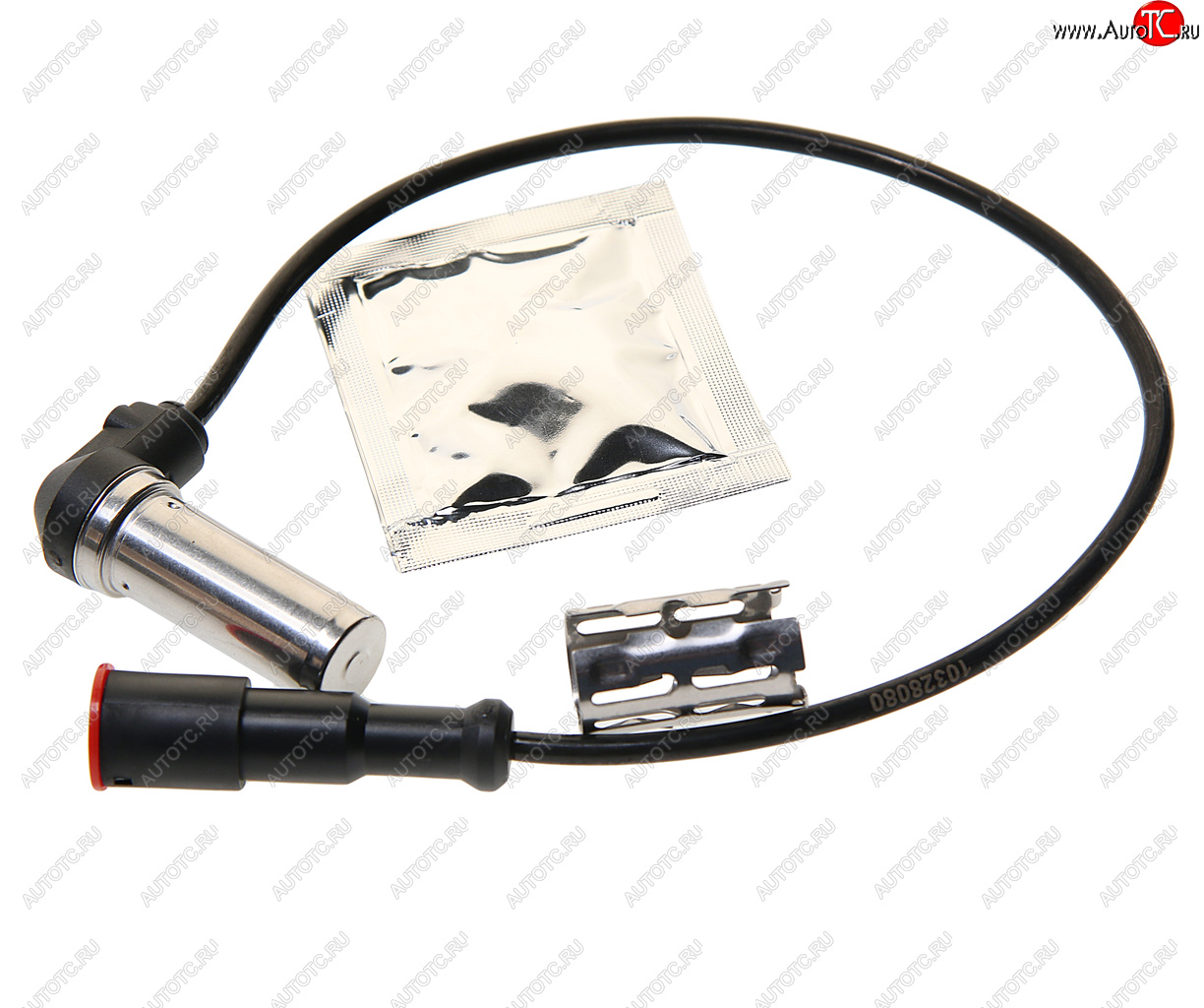 1 599 р. Датчик АБС DAF IVECO MERCEDES КАМАЗ колеса переднего правоголевого (L=325мм) TE PARTS TE PARTS 10328080  с доставкой в г. Кемерово