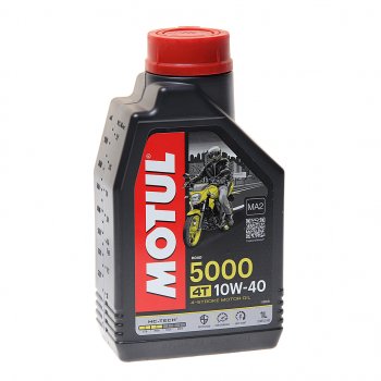 1 399 р. Масло моторное для 4-х тактных двигателей 5000 4T 10W40 псинт.1л MOTUL MOTUL 104054  с доставкой в г. Кемерово. Увеличить фотографию 1