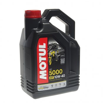 3 999 р. Масло моторное для 4-х тактных двигателей 5000 4T 10W40 псинт.4л MOTUL MOTUL 104056  с доставкой в г. Кемерово. Увеличить фотографию 1