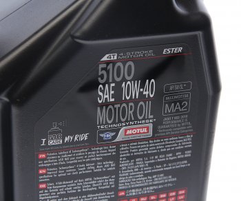 4 299 р. Масло моторное для 4-х тактных двигателей 5100 4T 10W40 псинт.4л MOTUL MOTUL 104068  с доставкой в г. Кемерово. Увеличить фотографию 2