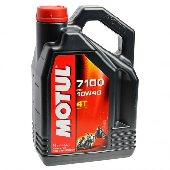 5 949 р. Масло моторное для 4-х тактных двигателей 7100 ESTER 4T 10W40 синт.4л MOTUL MOTUL 104092  с доставкой в г. Кемерово. Увеличить фотографию 1